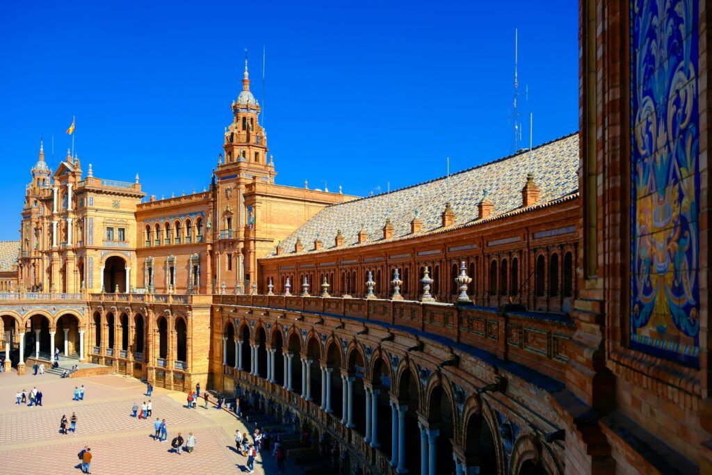 Plaza D'Espana in Sevilla